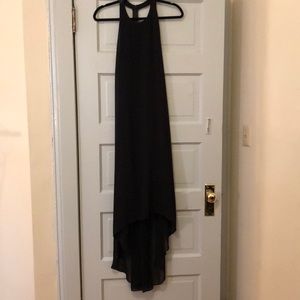 Backless chiffon dress